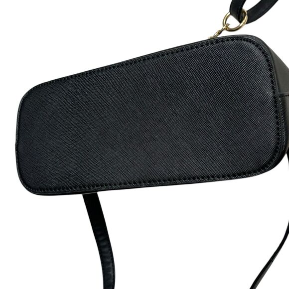 Kate Spade Convertible Crossbody Bag One Size Black Saffiano Leather Shoulder - Picture 7 of 14